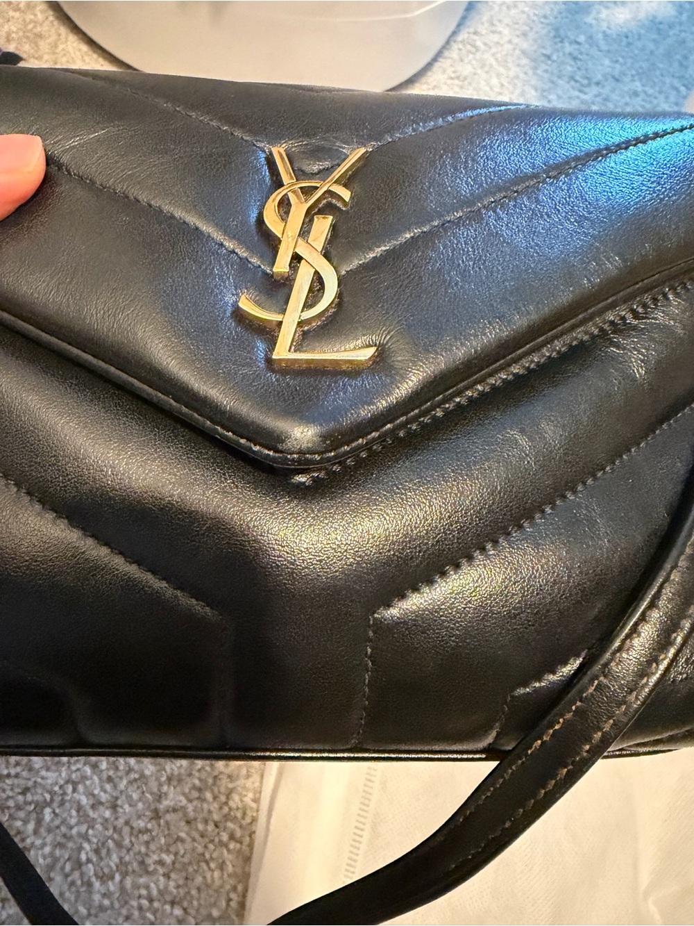 YSL Black Toy Lou Lou Bag - Picture 4 of 11